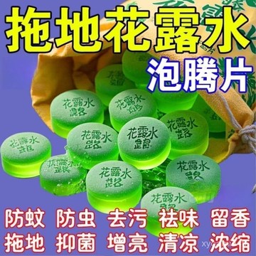 隔日達👍台灣現貨🌈花露水拖地泡騰片【強效高濃縮】居家拖地專用 花露水泡騰片 家用拖地神器 持久留香 強效祛味除臭清香抑菌