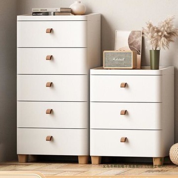 加厚抽屜式收納柜塑料儲物柜客廳臥室家用零食柜子多層床頭置物架