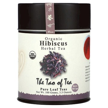 The Tao of Tea, 有機草本茶，木槿，無咖啡萃取，3.5 盎司（100 克）