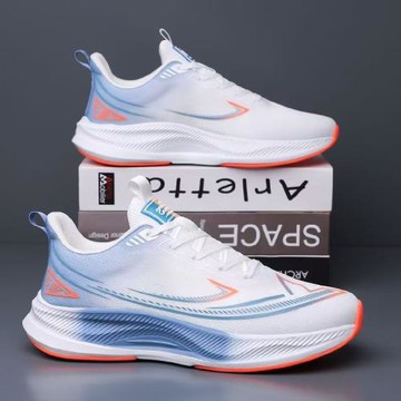 2025春季男鞋魚絲網透氣時尚戶外潮流輕便百搭跑步運動鞋廠家直銷