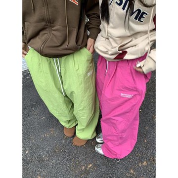 EAHO秋冬季加絨加厚防水滑雪褲男女運動戶外登山沖鋒工裝傘兵棉褲