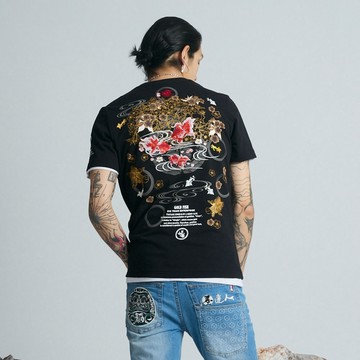 BIG TRAIN加大金玉滿堂舒爽竹節棉T-K80852-73&88