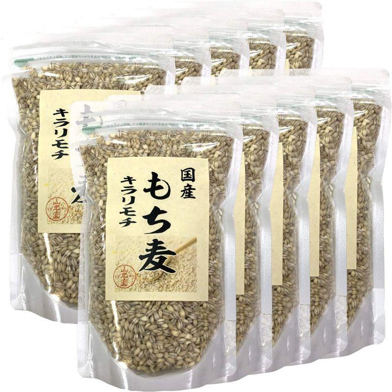 国産もち麦 キラリモチ 500g×10袋セット 巣鴨のお茶屋さん 山年園