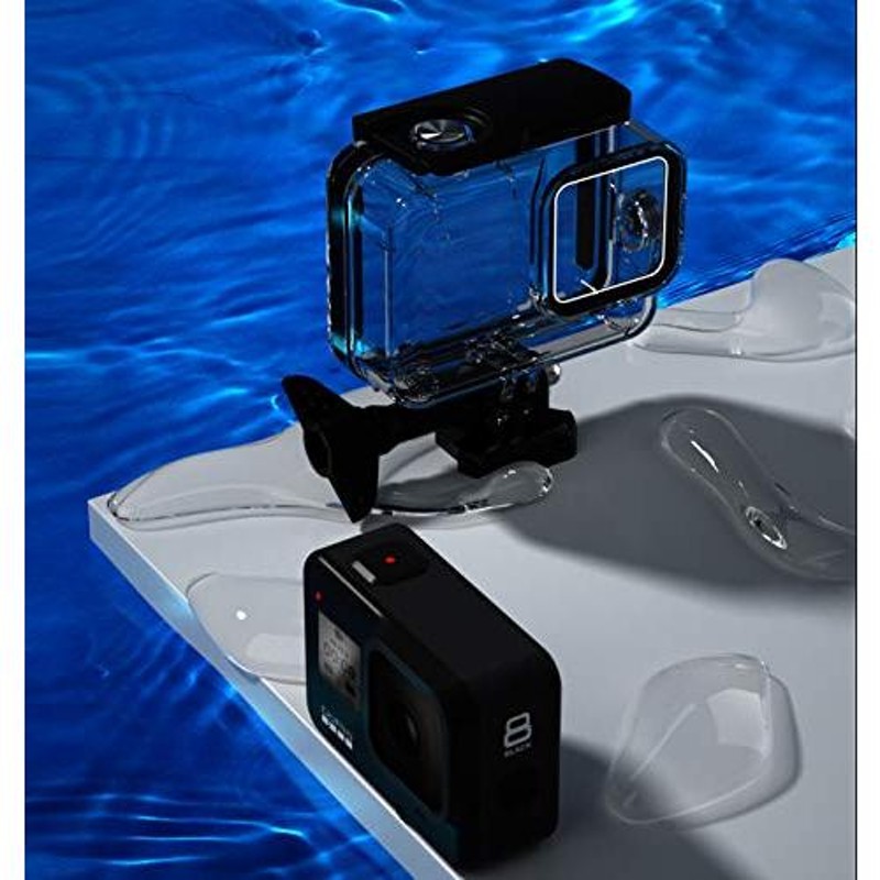 新品 GoPro hero8 対応ゴープロ対応 防水ハウジング 防水防塵保護i