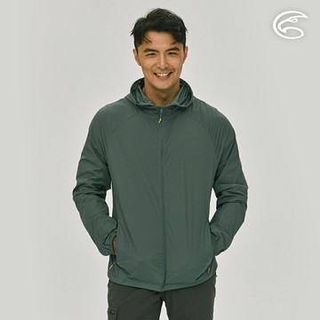 ADISI 男輕肌感彈透抗風撥水連帽外套AJ2391053 (M-2XL)｜輕薄透氣 輕抗風 輕撥水 彈性 快乾 機能外套