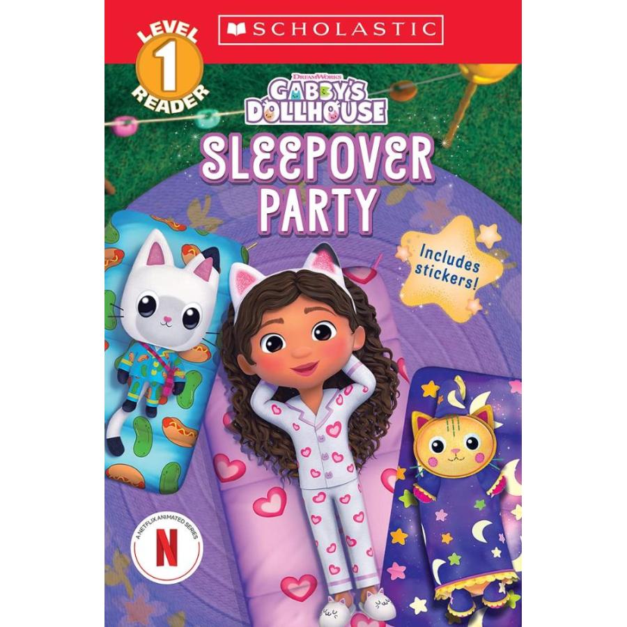 Sleepover Party (Scholastic Reader: Level 1, Gabby's Dollhouse) (Media Tie-