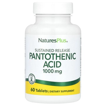 NaturesPlus, 泛酸，1000毫克，60片
