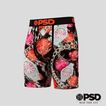 【PSD Underwear 官方旗艦店】MONEY- 平口四角褲-有錢就是任性-橘色