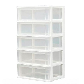 [COSCO代購6] D147380 IRIS OHYAMA 五層抽屜式透明收納櫃 NSW-545