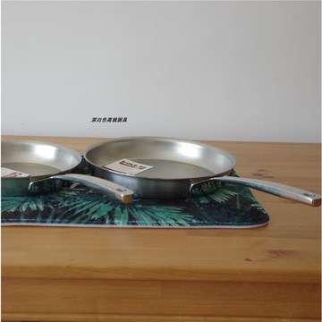 比利時新款24CMFALK隼銅芯不銹鋼夾銅炒鍋純平牛排電磁爐煎鍋烤盤