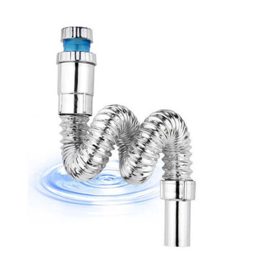 下水軟管 臉盆 下水管 水槽 排水管 排水軟管 防蟲 防臭 落水管 P管 S管 U管【AI261】 123便利屋