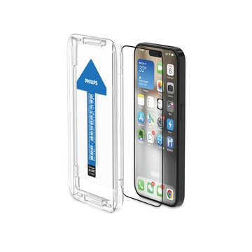 philips iphone 15系列 高透亮鋼化玻璃保護貼-兩片超值組 dlk120x