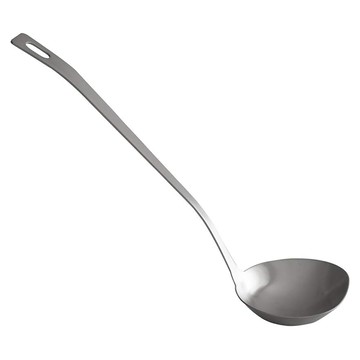 京都活具 職人工藝不鏽鋼萬用料理勺 (小) - 304不鏽鋼 50ml  小(24.7 x 8.1 x 1.9cm)  1支