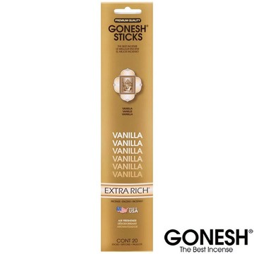 美國 GONESH VANILLA 香草園 芳香精油 線香 (20枝入)