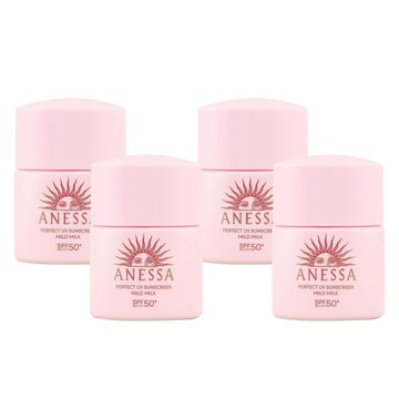 《SHISEIDO 資生堂》安耐曬輕親柔光敏感肌防曬露NA 12ML x 4