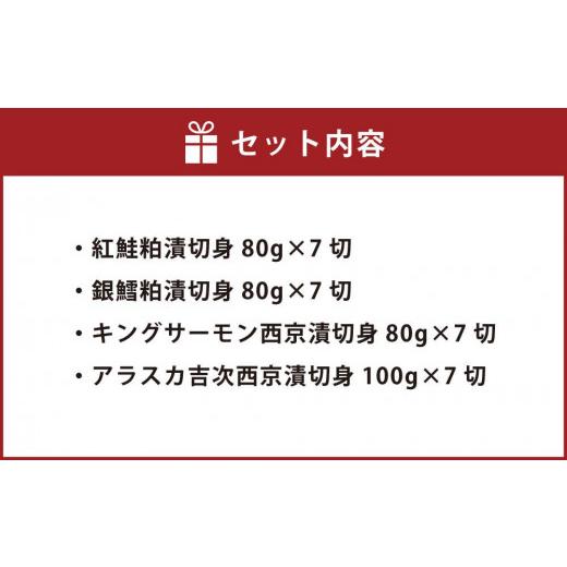 ふるさと納税 北海道 小樽市 北海道 小樽発 粕漬・西京漬切身詰合せ P(0080355) 計28個