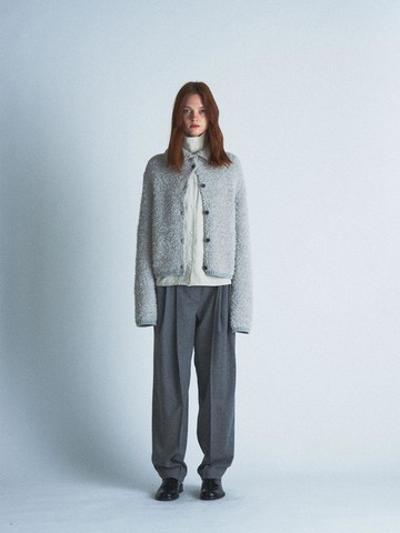 Alpaca Shearling Cardigan