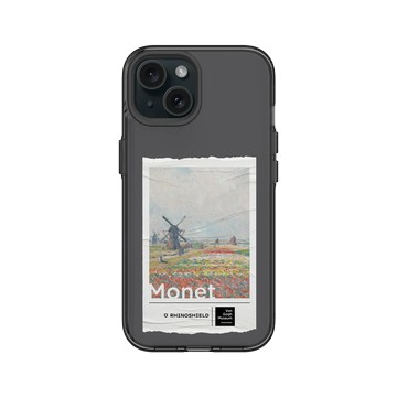 iPhone 15 Clear 酷墨灰 - Van Gogh Museum - 荷蘭的鬱金香田