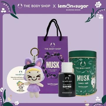 【THE BODY SHOP】黑麝香x檬檬娃娃IP聯名圓禮盒