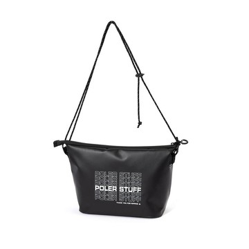 日本限定POLER HIGH&DRY PVC SACOCHE 防水輕便袋收納包 / 黑
