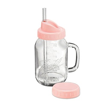 美國Oster Ball Mason Jar經典隨鮮瓶果汁機替杯/玫瑰金