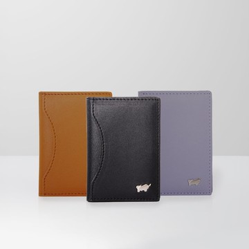 【免費升級送禮包裝】奧瓦 磁吸兩折錢包-黑色/麥色/幽夜藍/BF581