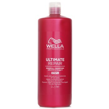 Wella 威娜 Ultimate 修護洗髮露 (含AHA & 奧米加 9) 1000ml-受損髮質洗髮精