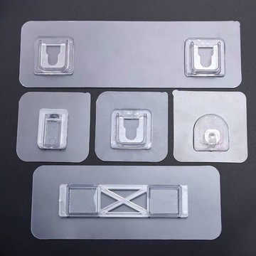 紙巾盒掛鉤廁所免釘粘膠瓷磚免打孔創意防水抽紙卷紙盒粘貼片強力