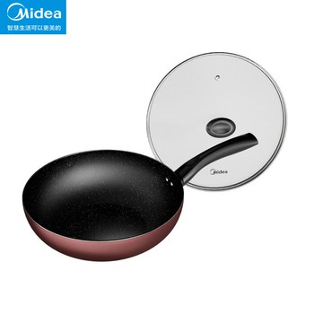 不粘鍋炒鍋電磁爐不沾家用燃氣灶適用炒菜鍋平底鍋CJ28WOK301「雙11特惠」