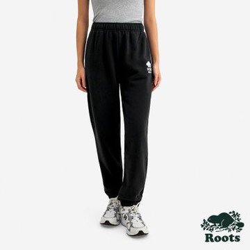 Roots女裝- ROOTS NOVA PARK 棉褲-黑色