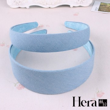 【Hera 赫拉】日系清純牛仔寬版髮箍 H112031404