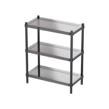 dayneeds 極致美學 60x30x75公分三層沖孔烤漆收納架 兩色可選