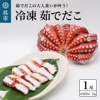 ふるさと納税 呉市 冷凍 茹でだこ 1尾 (約800g〜1kg)