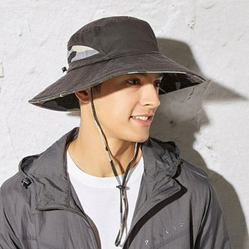 現貨+預購 防曬帽漁夫帽-戶外透氣大簷男女帽子父親節禮物3色74dx24【獨家進口】【米蘭精品】