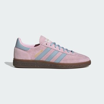 Adidas 愛迪達 Handball SPZL [JP7726] 男 運動休閒鞋 德訓鞋 舒適 穿搭 粉紅 淺藍