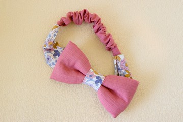 搖擺花卉 手作寶寶髮帶 蝴蝶結