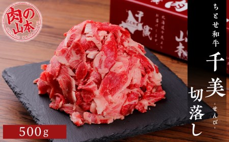 ちとせ和牛「千美」切落し 500ｇ＜肉の山本＞