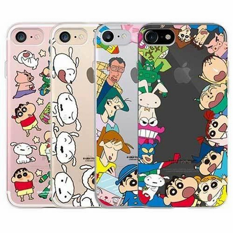 CQ Crayon Shinchan わいわい Clear Jelly Case クレヨンしんちゃん iPhone Galaxy カバー スマホケース  | LINEブランドカタログ