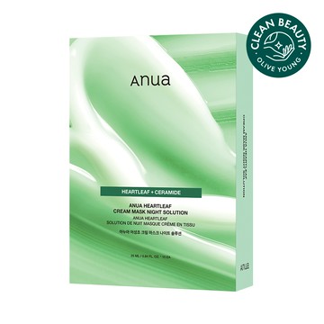 Anua Heartleaf Cream Mask Night Solution 10ea