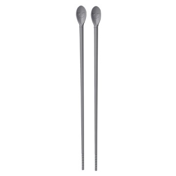 Kitchen Factory Pastel系列 矽膠料理用長筷  31cm  摩登灰色  1雙