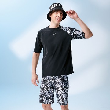 台灣製 寬鬆版五分袖防曬 機能上衣