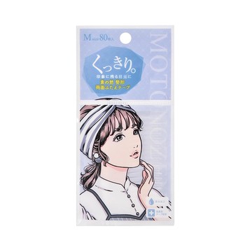 MOTONOZEN Double-sided Eyelid Tape, Medium, 80 sheets
