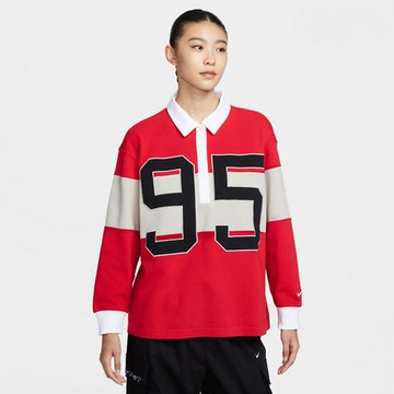 NIKE AS W NSW STREET LS GFX POLO 女 長袖上衣 HV4034657