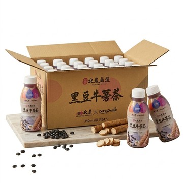 其他茶品 【北農嚴選】黑豆牛蒡茶340mlx24瓶入/箱_台灣在地