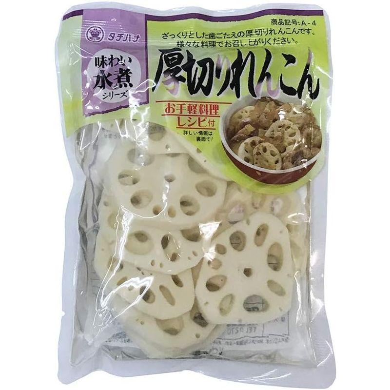 タチバナ食品 味わい水煮シリーズ 厚切りれんこん 120g