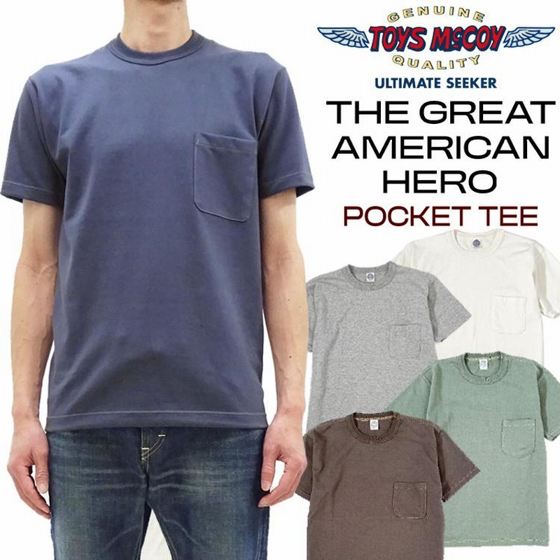 トイズマッコイ ポケットTシャツ Toys McCoy 無地 半袖Tシャツ
