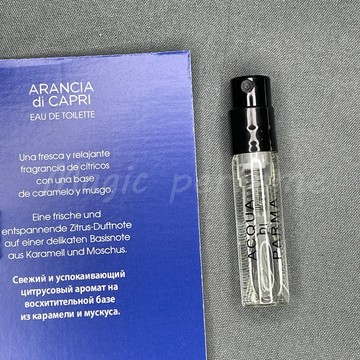帕爾瑪之水卡普里島橙Acqua di Parma Blu Mediterraneo 1.5ml香水小樣試用裝 試管香水