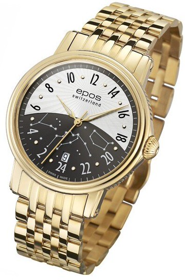 epos 愛寶時 3390.302.22.38.32 情感系列黑夜星雲機械腕錶/黑白面41mm｜樂天全館特惠中★指定刷卡回饋10%