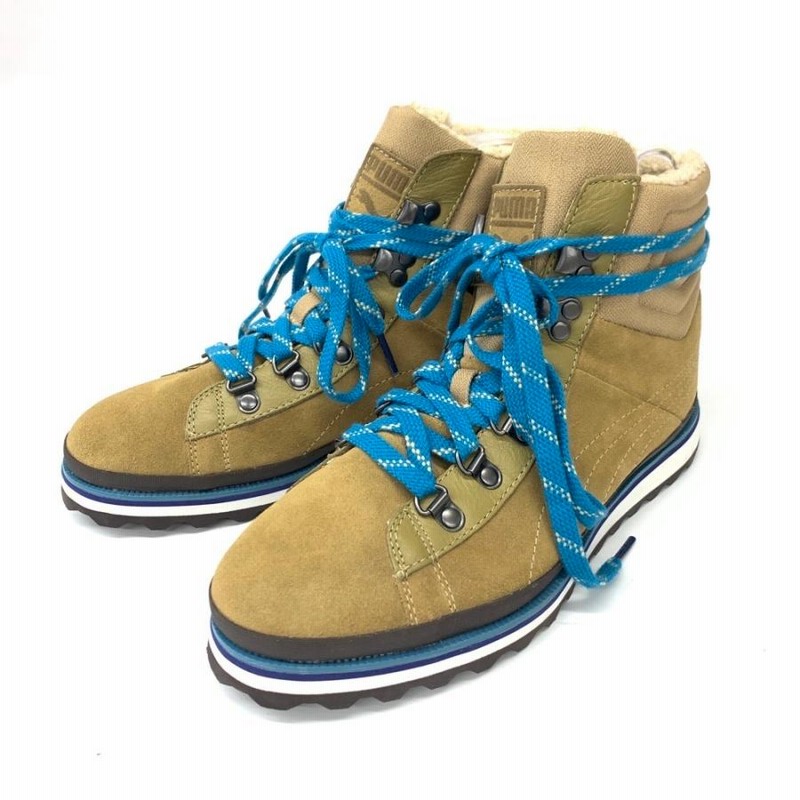 PUMA プーマ スニーカー 新品同様 24.5cm 35421501 ブラウン