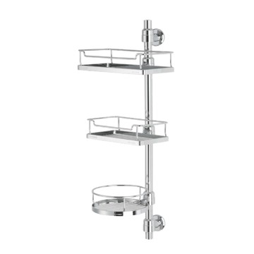 【DAY&DAY】日日衛浴 304不鏽鋼  三層旋轉直立架 - 6670-01